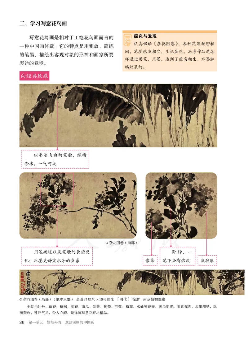 普通高中教科书&middot;美术选择性必修2中国书画_高中全套电子教材及答案。_01高中电子教材全套_美术_人教版_高中年级_选择性必修2中国书画