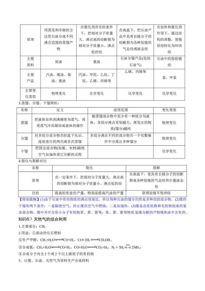 第37讲烃（讲义）（原卷版）_05高考化学_新高考复习资料_2024年新高考资料_一轮复习资料_完2024年高考化学一轮复习讲练测(课件+讲义+练习)（新高考）_讲义+练习_第37讲烃（讲义）