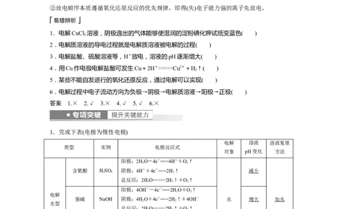 第6章第37讲　电解池　金属的腐蚀与防护---2023年高考化学一轮复习（新高考）_05高考化学_新高考复习资料_2023年新高考资料_一轮复习_2023年新高考大一轮复习讲义