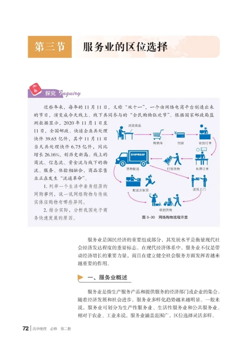 普通高中教科书&middot;地理必修第二册(1)_高中全套电子教材及答案。_01高中电子教材全套_地理_湘教版_高中年级_必修第二册