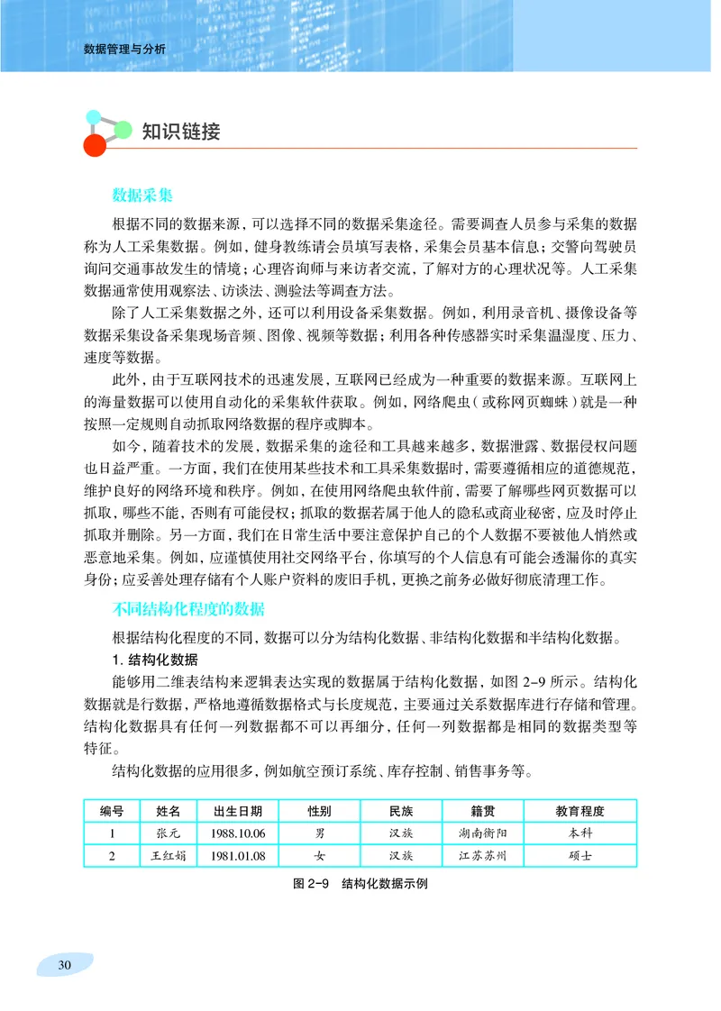 普通高中教科书&middot;信息技术选择性必修3数据管理与分析_高中全套电子教材及答案。_01高中电子教材全套_信息技术_沪科教版_高中年级_选择性必修3数据管理与分析