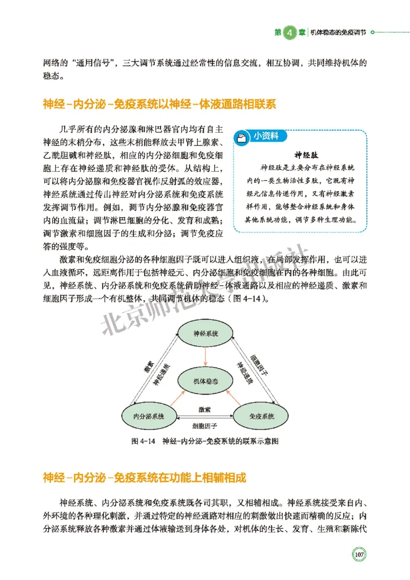 普通高中教科书&middot;生物学选择性必修1稳态与调节(1)_高中全套电子教材及答案。_01高中电子教材全套_生物学_北师大版_高中年级_选择性必修1稳态与调节