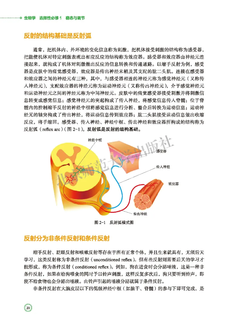 普通高中教科书&middot;生物学选择性必修1稳态与调节(1)_高中全套电子教材及答案。_01高中电子教材全套_生物学_北师大版_高中年级_选择性必修1稳态与调节