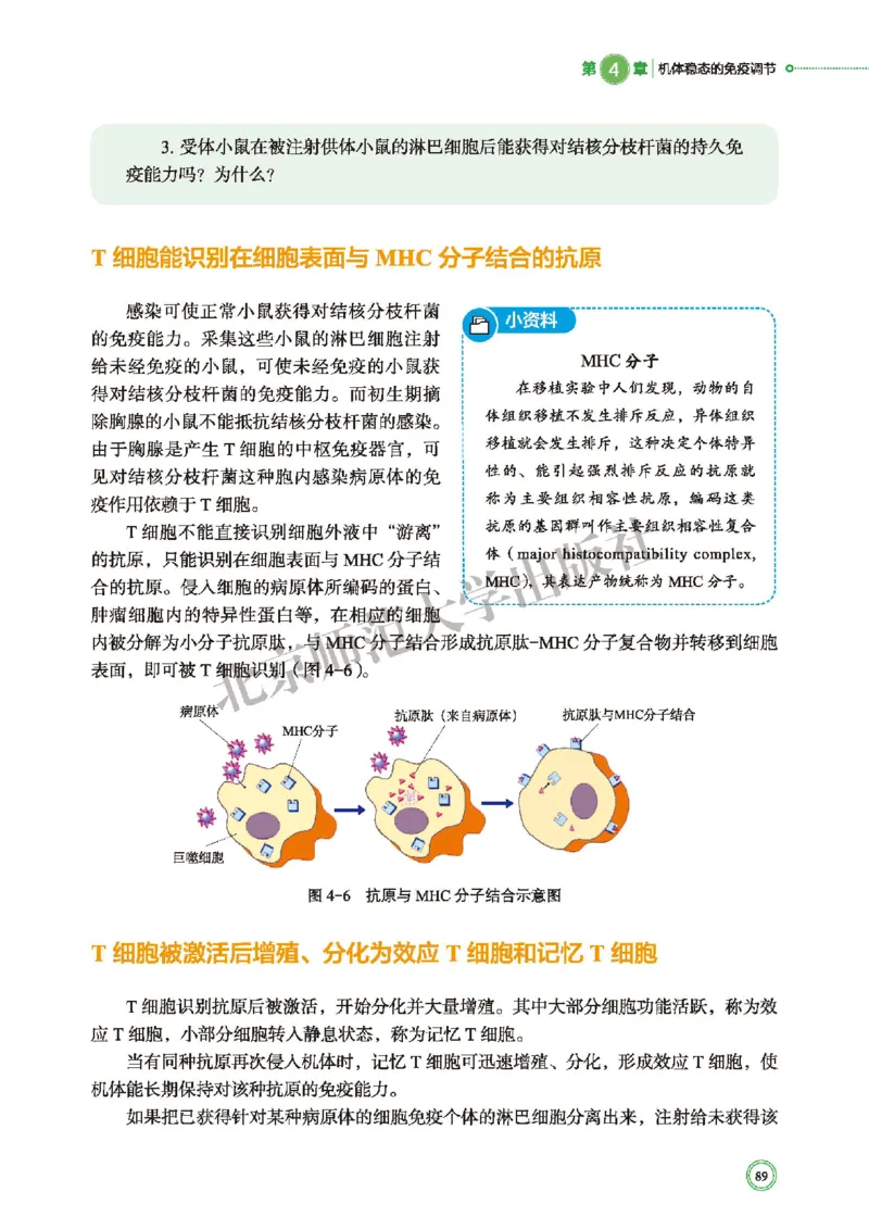 普通高中教科书&middot;生物学选择性必修1稳态与调节(1)_高中全套电子教材及答案。_01高中电子教材全套_生物学_北师大版_高中年级_选择性必修1稳态与调节