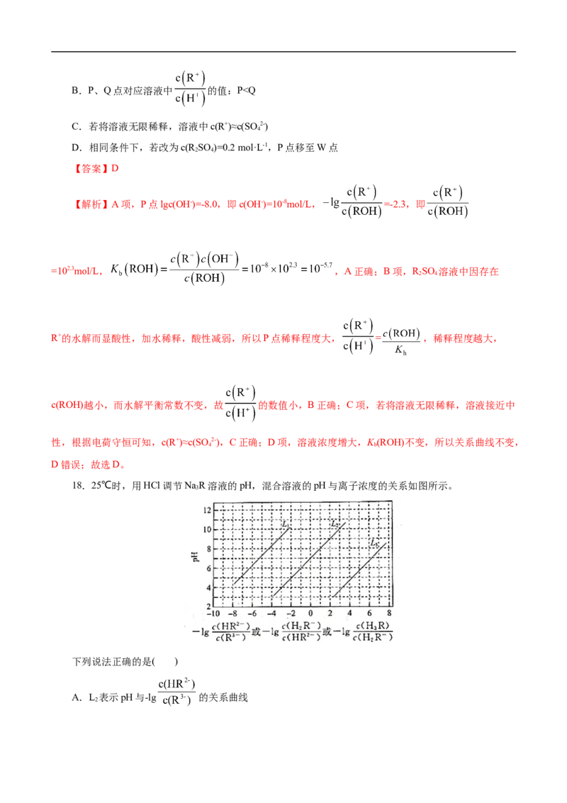 考点27水的电离和溶液的pH（解析版）_05高考化学_通用版（老高考）复习资料_2023年复习资料_一轮复习_备战2023年高考化学一轮复习考点帮（全国通用）