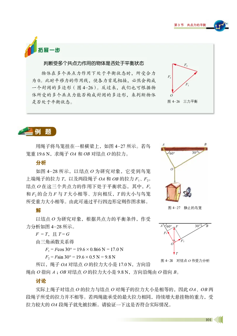 普通高中教科书&middot;物理必修第一册_高中全套电子教材及答案。_01高中电子教材全套_物理_鲁科版_高中年级_必修第一册