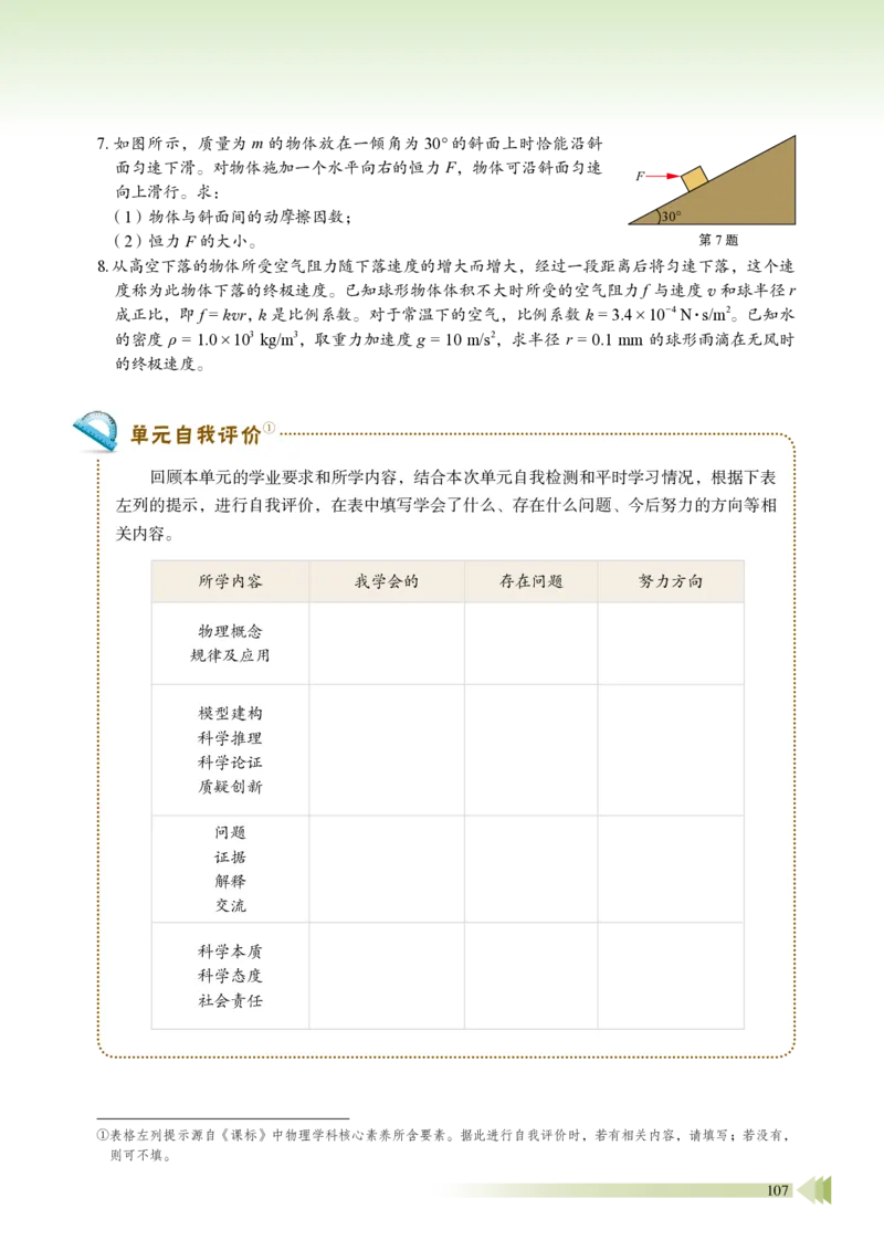 普通高中教科书&middot;物理必修第一册_高中全套电子教材及答案。_01高中电子教材全套_物理_鲁科版_高中年级_必修第一册