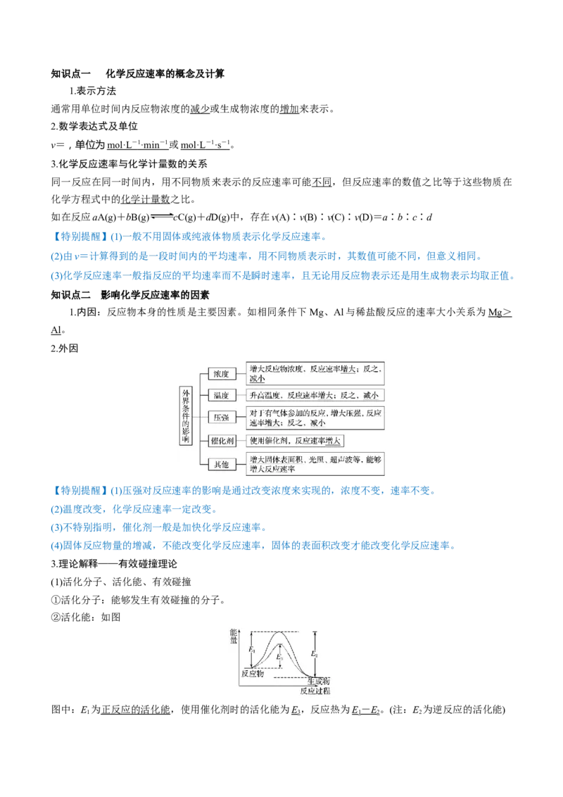 第20讲化学反应速率（讲）-2023年高考化学一轮复习讲练测（全国通用）（解析版）_05高考化学_通用版（老高考）复习资料_2023年复习资料_一轮复习