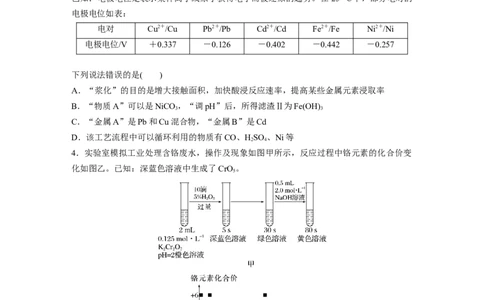 第六章　第30练　陌生过渡金属及其化合物的制备流程分析_05高考化学_2025年新高考资料_一轮复习_2025大一轮复习讲义+课件（完结）_2025大一轮复习讲义化学学生用书Word版文档全书