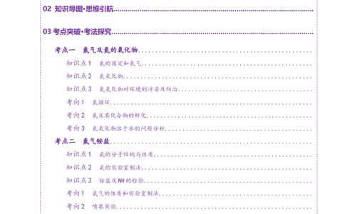 第03讲氮及其重要化合物(讲义)(解析版)_05高考化学_2025年新高考资料_一轮复习_2025年高考化学一轮复习讲练测（新教材新高考）_第四章非金属及其化合物