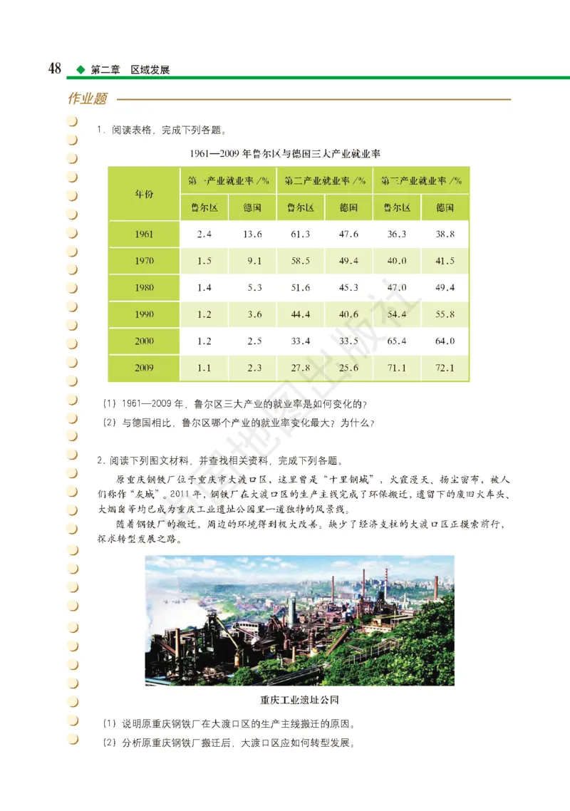 普通高中教科书&middot;地理选择性必修2区域发展(1)_高中全套电子教材及答案。_01高中电子教材全套_地理_中图版_高中年级_选择性必修2区域发展
