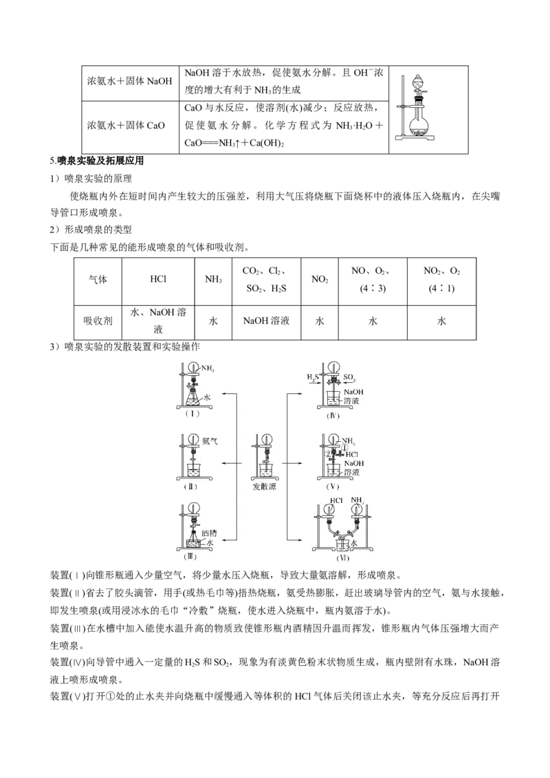 第14讲氮及其化合物（讲义）（原卷版）_05高考化学_2024年新高考资料_1.2024一轮复习_2024年高考化学一轮复习讲练测（新教材新高考）