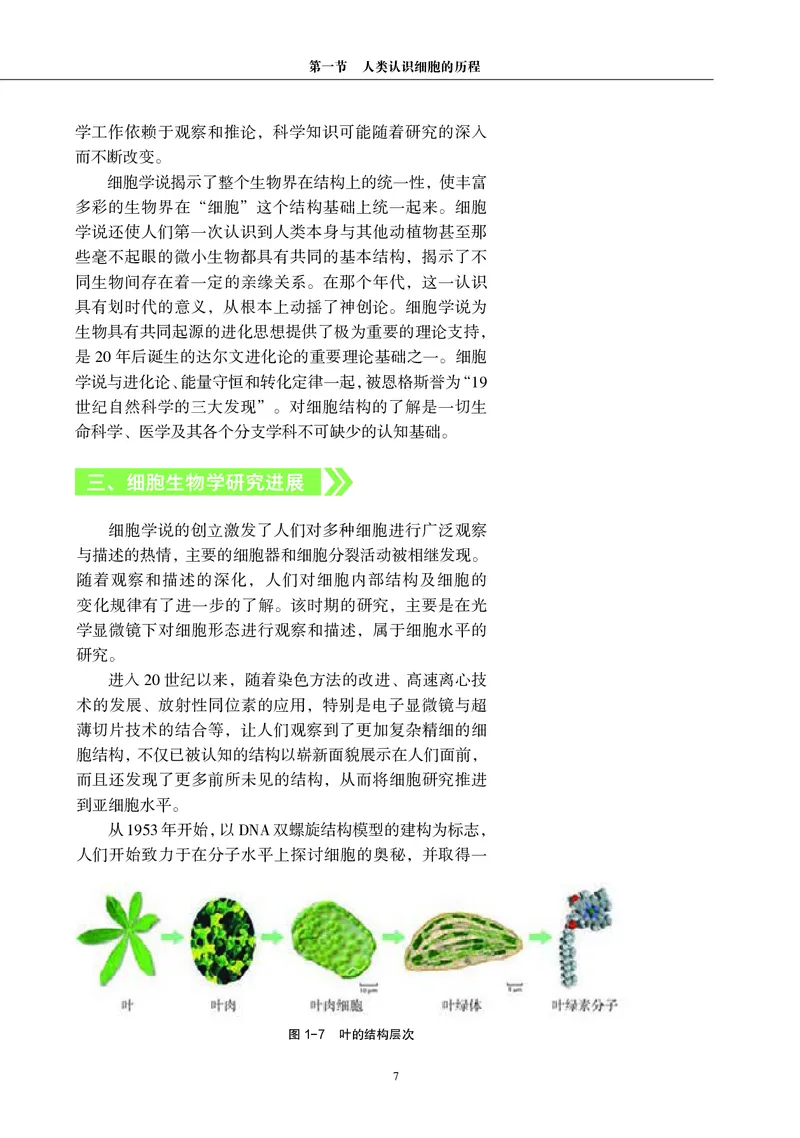 普通高中教科书&middot;生物学必修1分子与细胞(1)_高中全套电子教材及答案。_01高中电子教材全套_生物学_沪科教版_高中年级_必修1分子与细胞