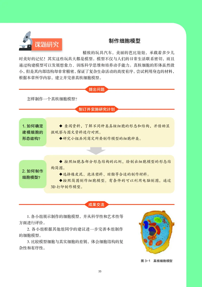 普通高中教科书&middot;生物学必修1分子与细胞(1)_高中全套电子教材及答案。_01高中电子教材全套_生物学_沪科教版_高中年级_必修1分子与细胞