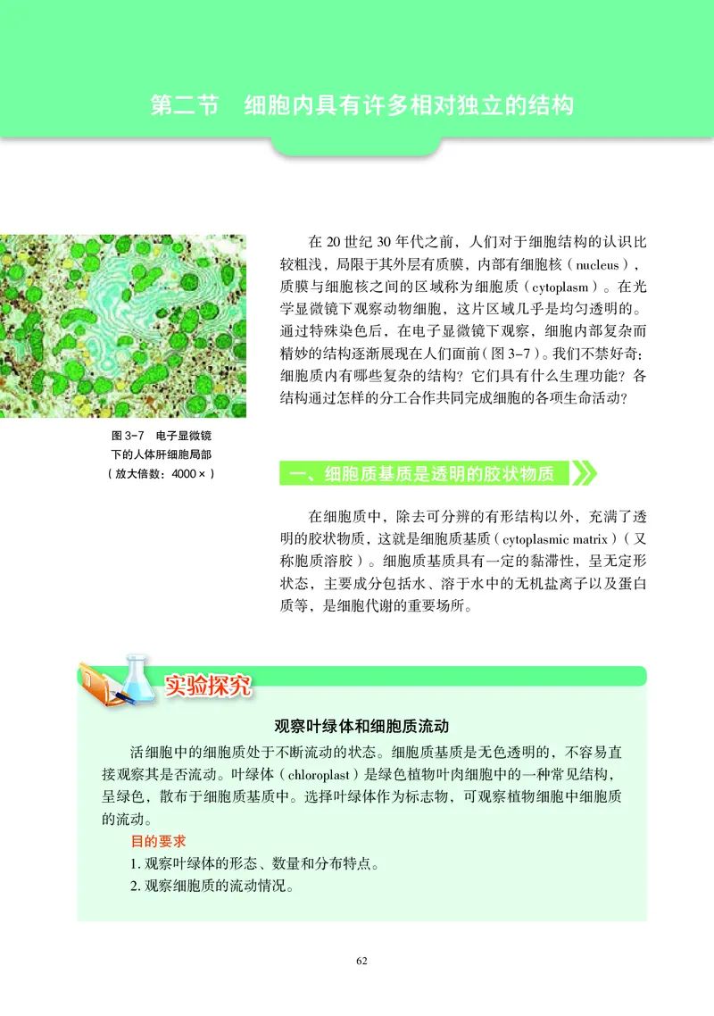 普通高中教科书&middot;生物学必修1分子与细胞(1)_高中全套电子教材及答案。_01高中电子教材全套_生物学_沪科教版_高中年级_必修1分子与细胞