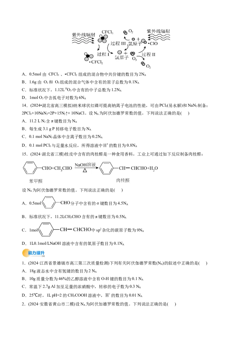 考点06物质的量气体摩尔体积（核心考点精讲精练）（原卷版）_05高考化学_2025年新高考资料_一轮复习_备战2025年高考化学一轮复习考点帮
