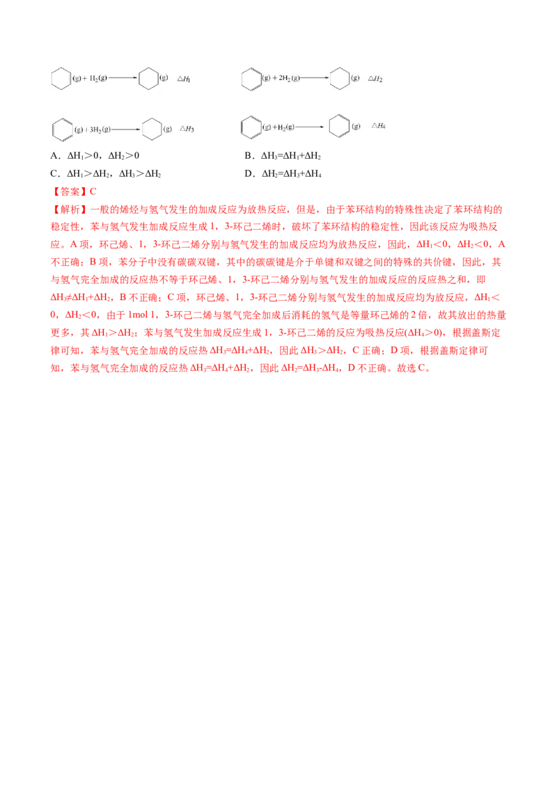 考点21化学反应的热效应（核心考点精讲精练）-备战2025年高考化学一轮复习考点帮（新高考通用）（解析版）_05高考化学_2025年新高考资料_一轮复习_备战2025年高考化学一轮复习考点帮