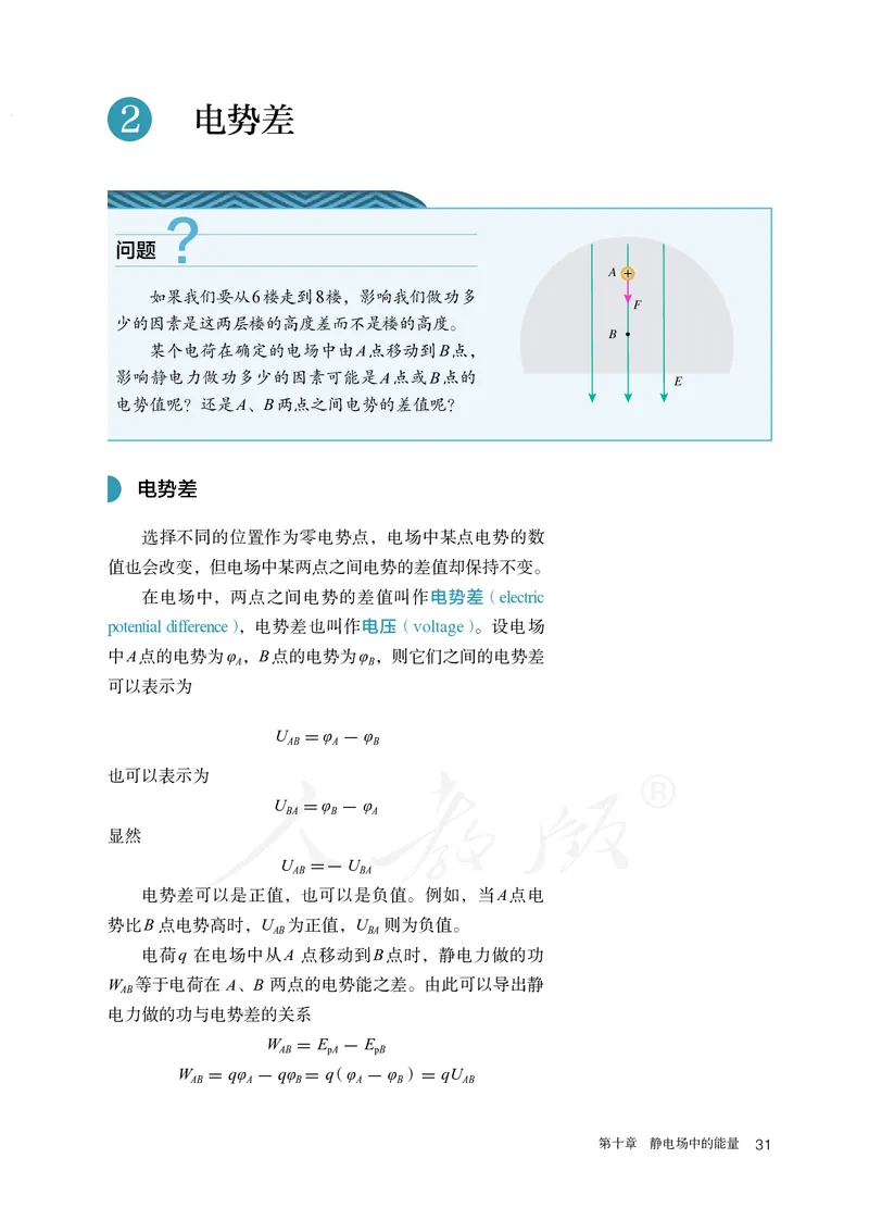 普通高中教科书&middot;物理必修第三册(1)_高中全套电子教材及答案。_01高中电子教材全套_物理_人教版_高中年级_必修第三册