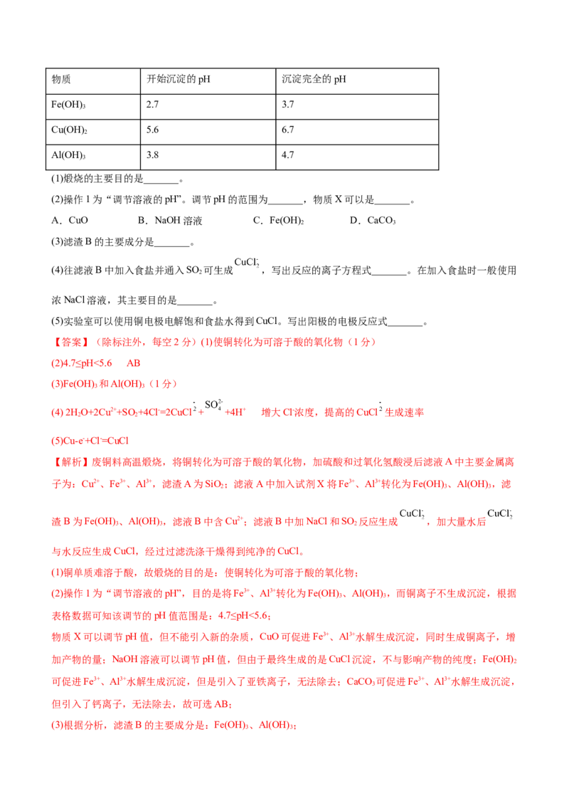 第三章金属及其化合物（测）-2023年高考化学一轮复习讲练测（全国通用）（解析版）_05高考化学_通用版（老高考）复习资料_2023年复习资料_一轮复习