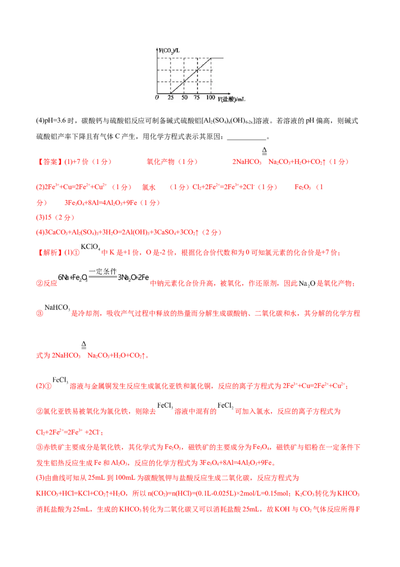 第三章金属及其化合物（测）-2023年高考化学一轮复习讲练测（全国通用）（解析版）_05高考化学_通用版（老高考）复习资料_2023年复习资料_一轮复习