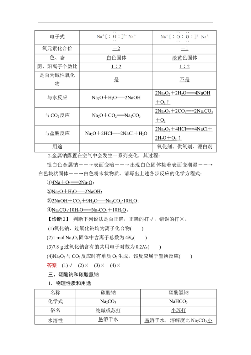 第1讲　钠、铝及其化合物_05高考化学_通用版（老高考）复习资料_2023年复习资料_一轮复习_2023年高考化学一轮复习讲义+课件（全国版）_2023年高考化学一轮复习讲义（全国版）