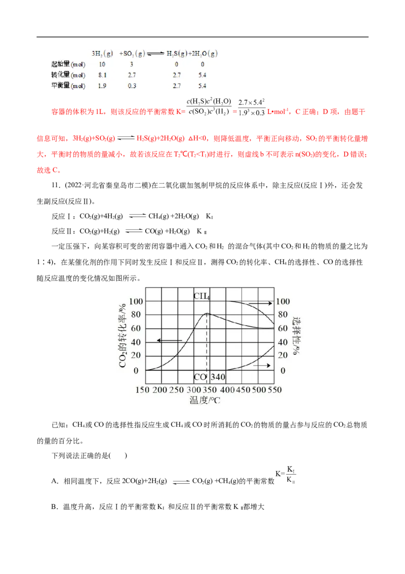 考点25化学反应速率与平衡图象（解析版）_05高考化学_通用版（老高考）复习资料_2023年复习资料_一轮复习_备战2023年高考化学一轮复习考点帮（全国通用）