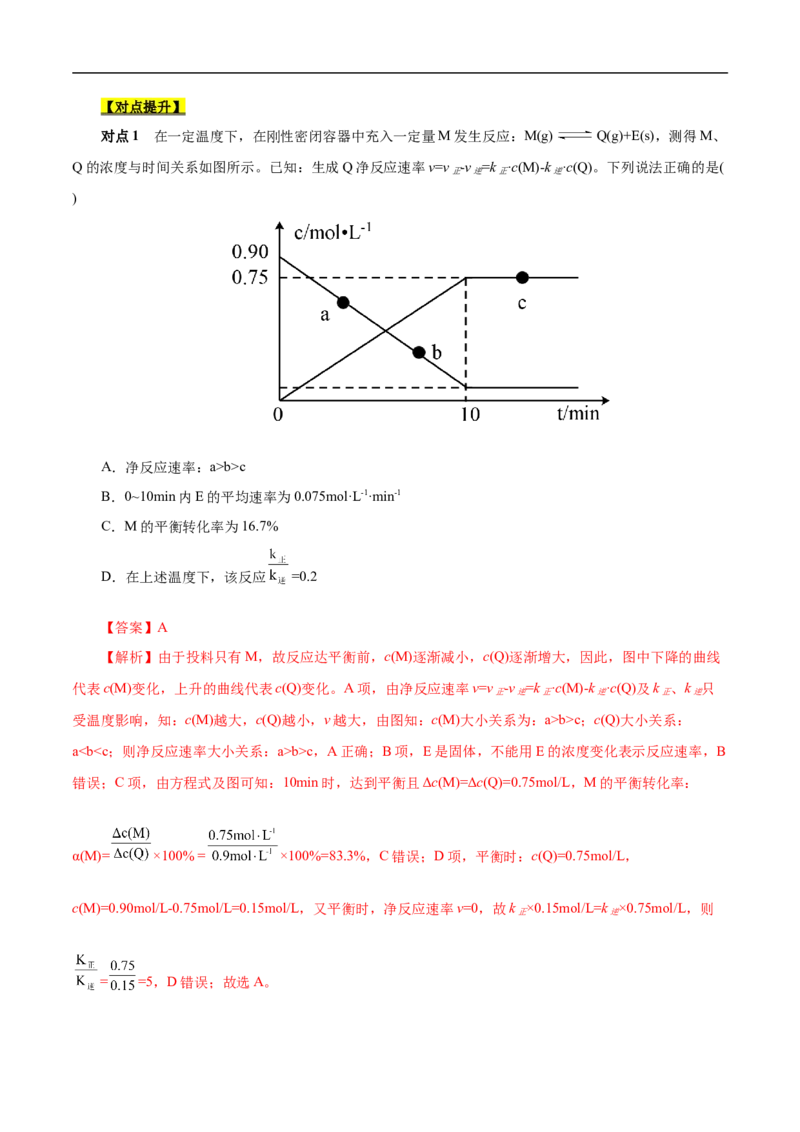 考点25化学反应速率与平衡图象（解析版）_05高考化学_通用版（老高考）复习资料_2023年复习资料_一轮复习_备战2023年高考化学一轮复习考点帮（全国通用）