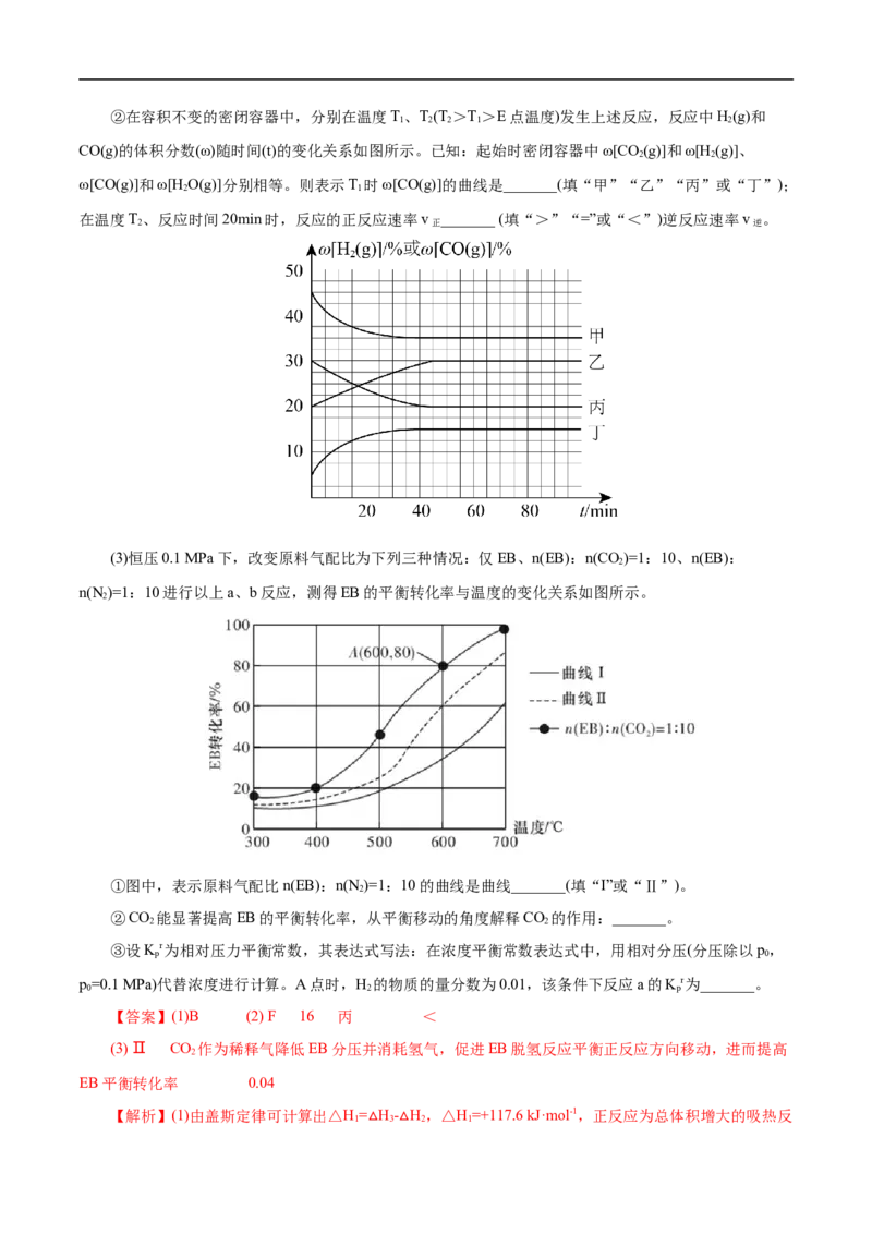 考点25化学反应速率与平衡图象（解析版）_05高考化学_通用版（老高考）复习资料_2023年复习资料_一轮复习_备战2023年高考化学一轮复习考点帮（全国通用）