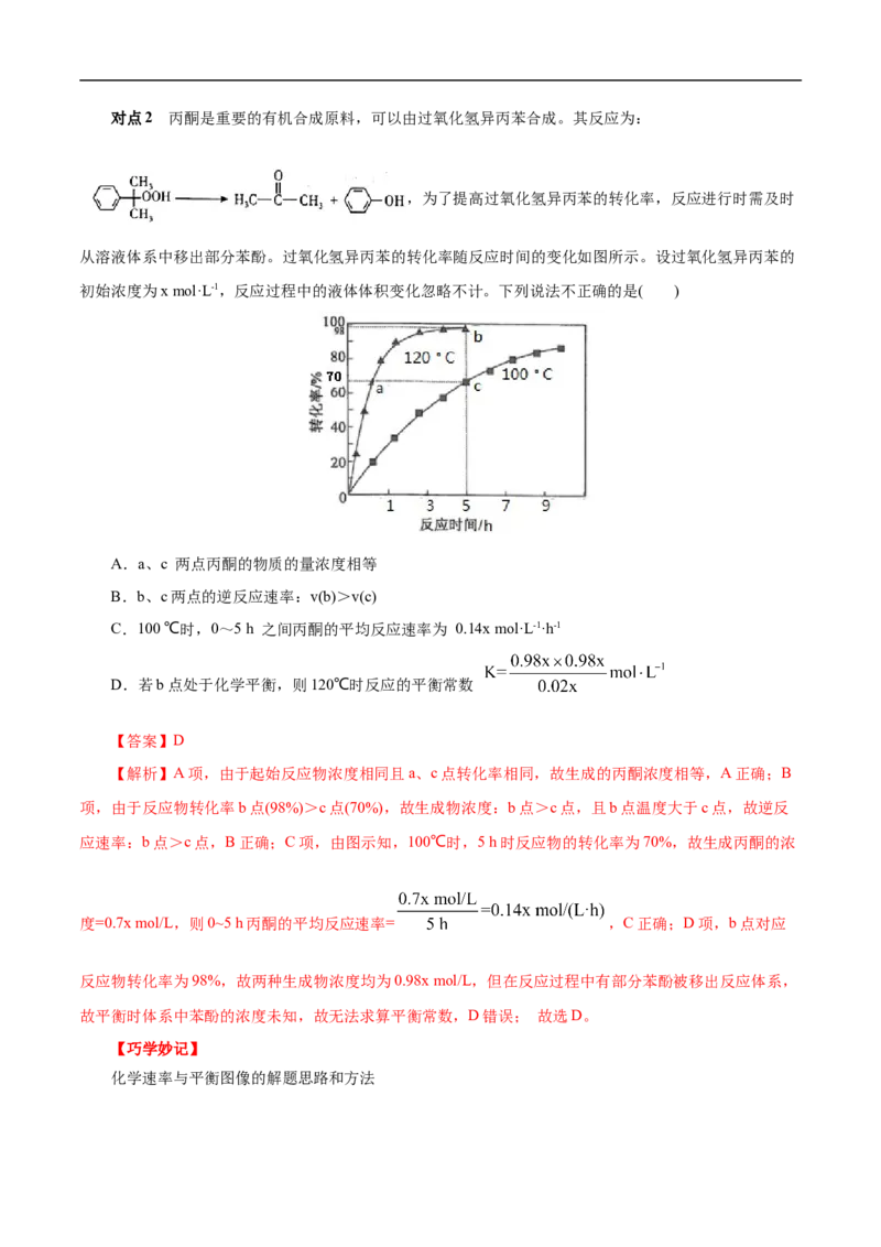 考点25化学反应速率与平衡图象（解析版）_05高考化学_通用版（老高考）复习资料_2023年复习资料_一轮复习_备战2023年高考化学一轮复习考点帮（全国通用）