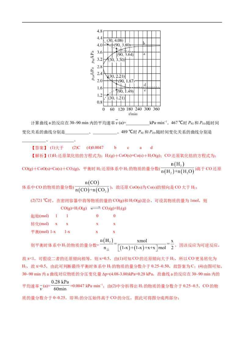 考点25化学反应速率与平衡图象（解析版）_05高考化学_通用版（老高考）复习资料_2023年复习资料_一轮复习_备战2023年高考化学一轮复习考点帮（全国通用）