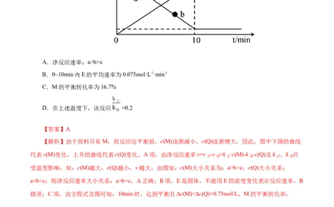 考点25化学反应速率与平衡图象（解析版）_05高考化学_通用版（老高考）复习资料_2023年复习资料_一轮复习_备战2023年高考化学一轮复习考点帮（全国通用）