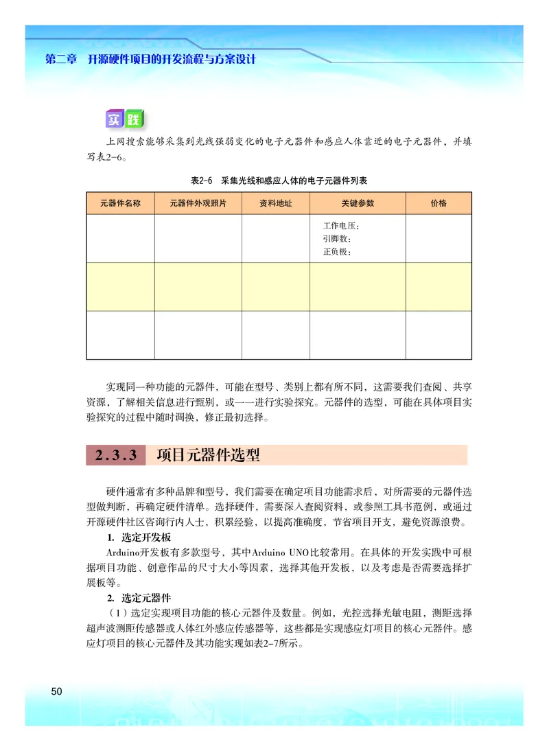 普通高中教科书&middot;信息技术选择性必修6开源硬件项目设计(1)_高中全套电子教材及答案。_01高中电子教材全套_信息技术_粤教版_高中年级_选择性必修6开源硬件项目设计