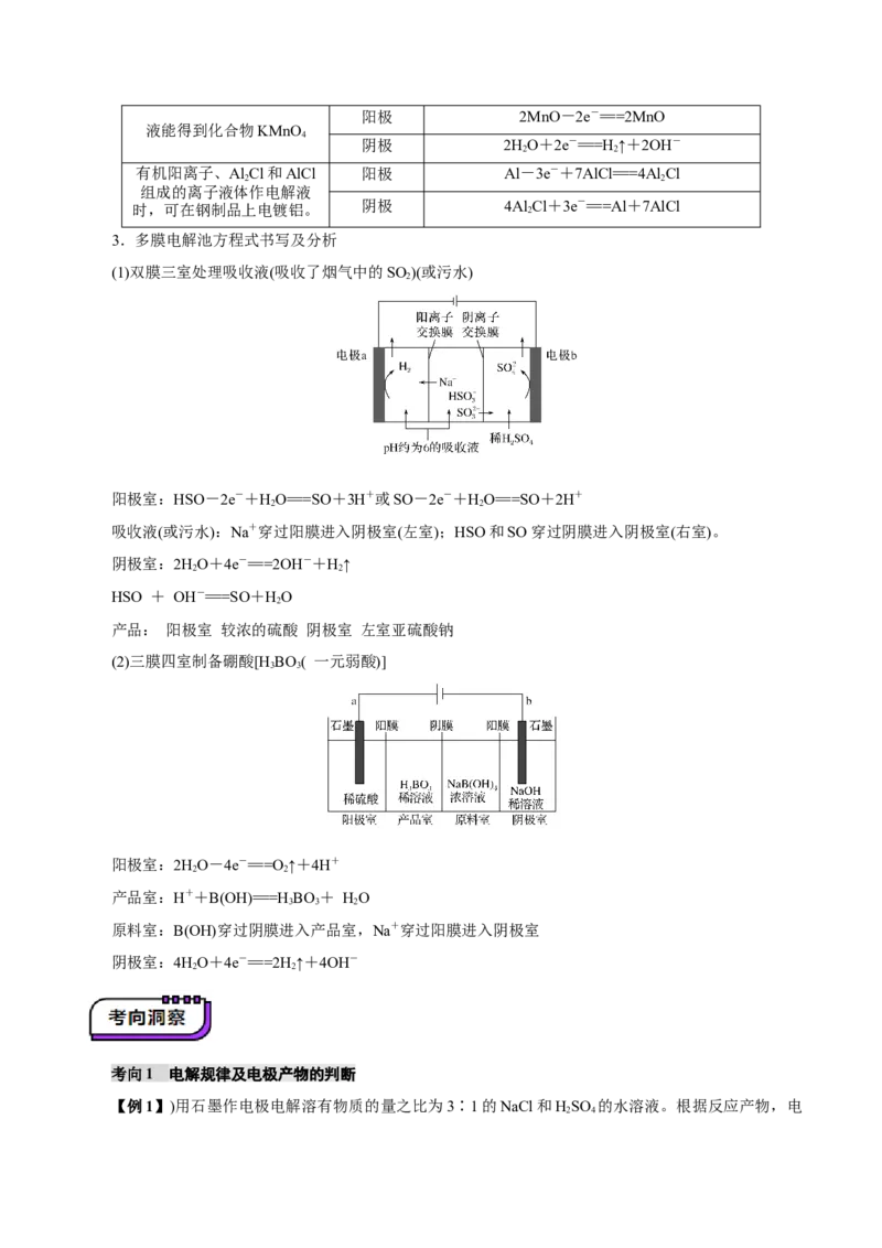 第03讲电解池、金属的腐蚀与防护(讲义)(解析版)_05高考化学_2025年新高考资料_一轮复习_2025年高考化学一轮复习讲练测（新教材新高考）_第六章化学反应与能量
