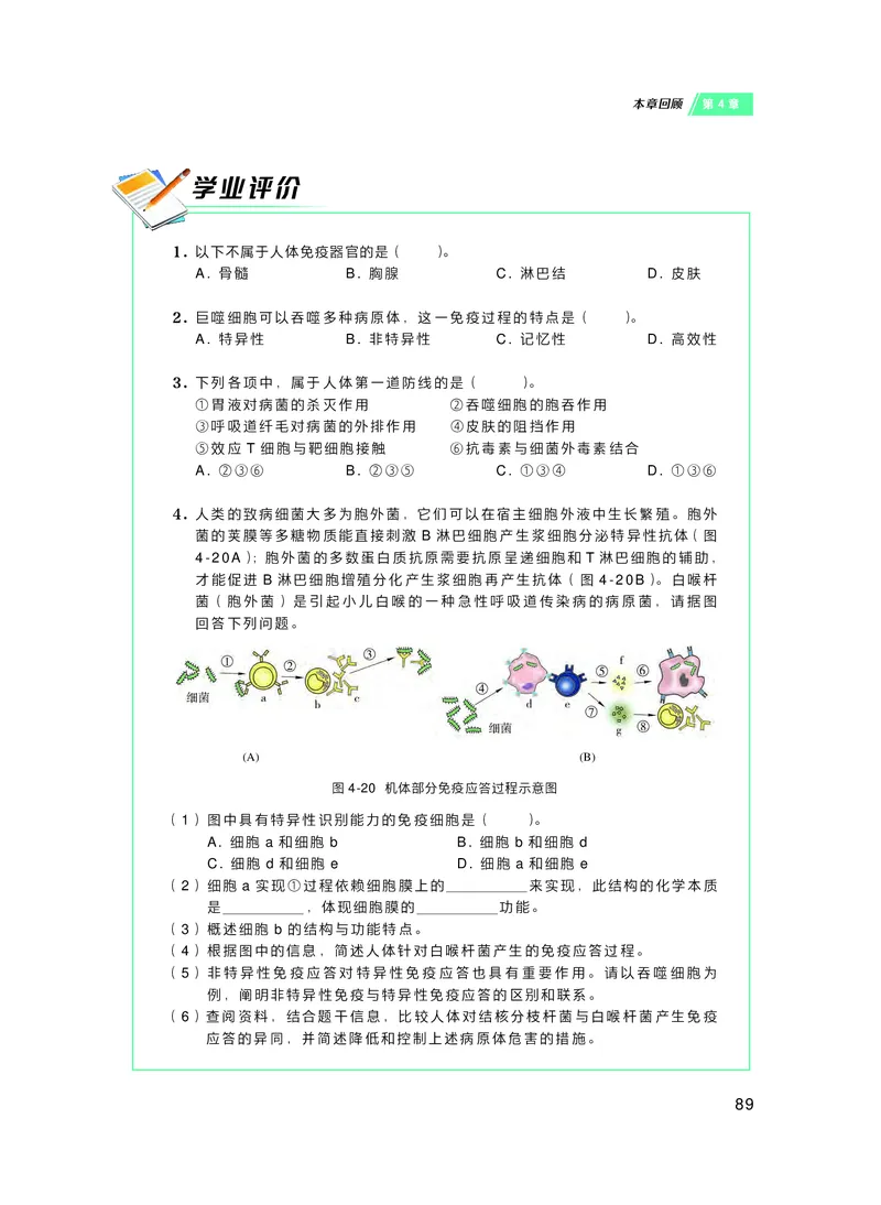 普通高中教科书&middot;生物学选择性必修1稳态与调节(1)_高中全套电子教材及答案。_01高中电子教材全套_生物学_沪科技版_高中年级_选择性必修1稳态与调节