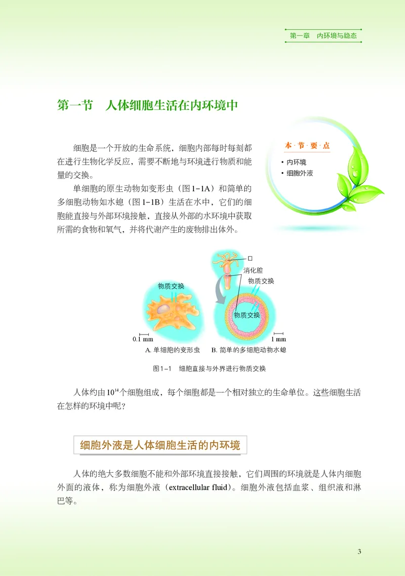 普通高中教科书&middot;生物学选择性必修1稳态与调节(1)_高中全套电子教材及答案。_01高中电子教材全套_生物学_浙科版_高中年级_选择性必修1稳态与调节