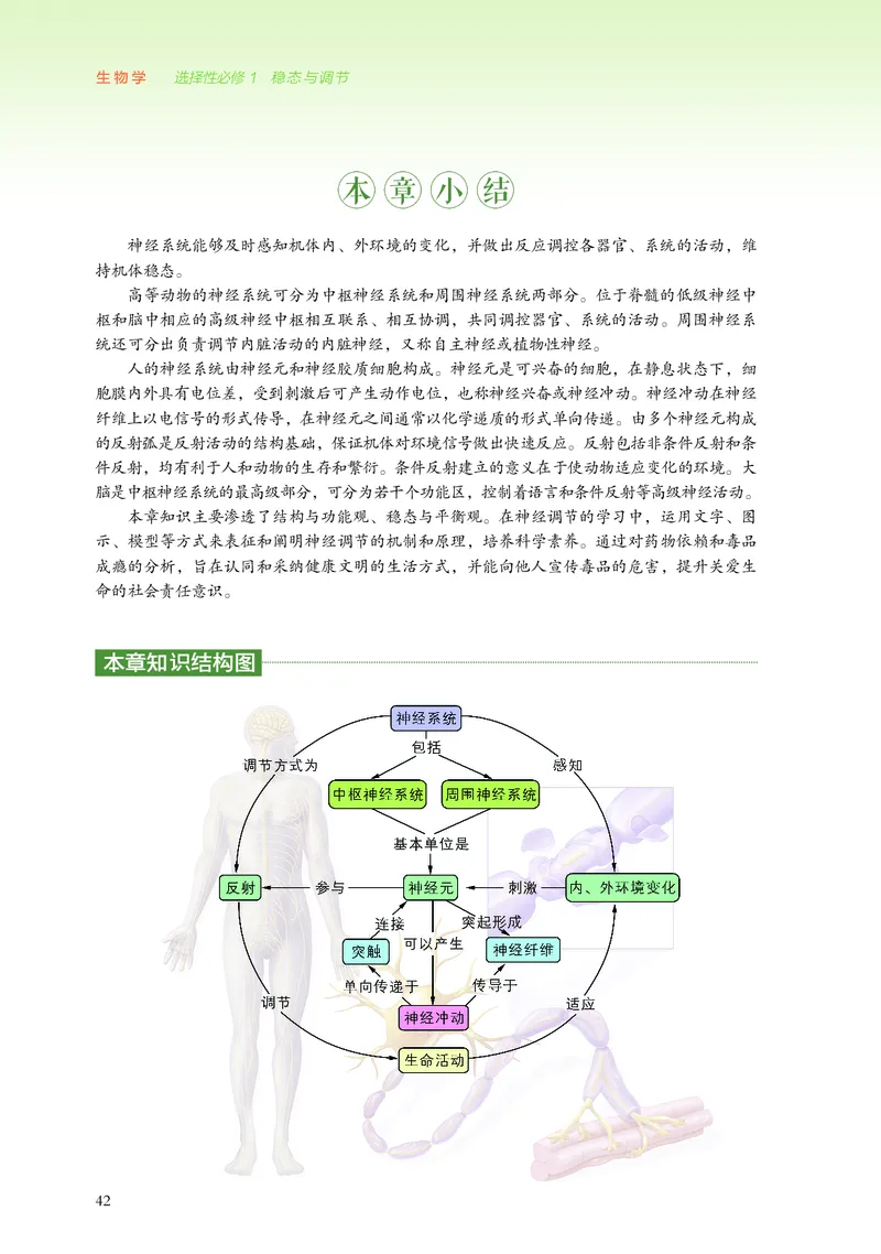 普通高中教科书&middot;生物学选择性必修1稳态与调节(1)_高中全套电子教材及答案。_01高中电子教材全套_生物学_浙科版_高中年级_选择性必修1稳态与调节