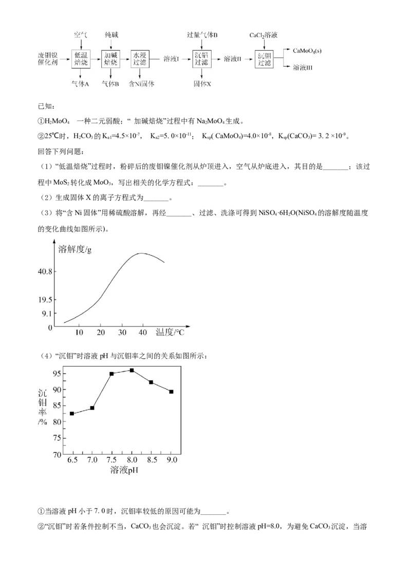 精品解析：云南师范大学附属中学2023届高考适应性月考卷（一）化学试题（解析版）_05高考化学_高考模拟题_全国课标版_云南师范大学附中23届高三高考适应性月考卷（一）化学含答案