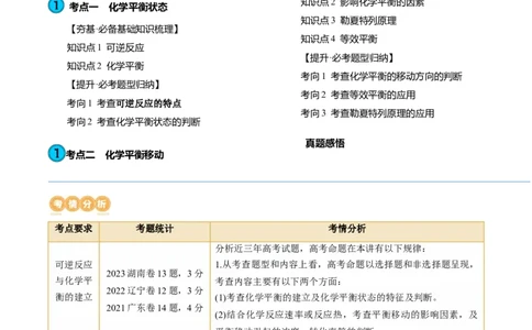 第25讲化学反应平衡（讲义）（原卷版）_05高考化学_2024年新高考资料_1.2024一轮复习_2024年高考化学一轮复习讲练测（新教材新高考）_第25讲化学反应平衡（讲义）