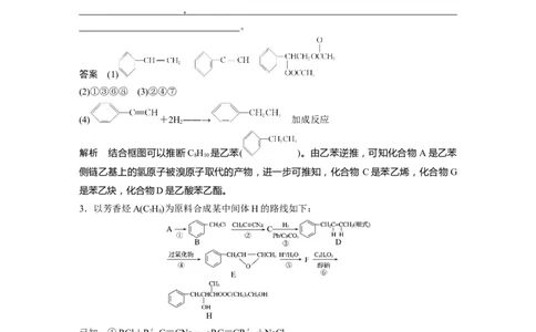 第9章热点强化18　常见有机反应类型总结---2023年高考化学一轮复习（新高考）_05高考化学_新高考复习资料_2023年新高考资料_一轮复习_2023年新高考大一轮复习讲义