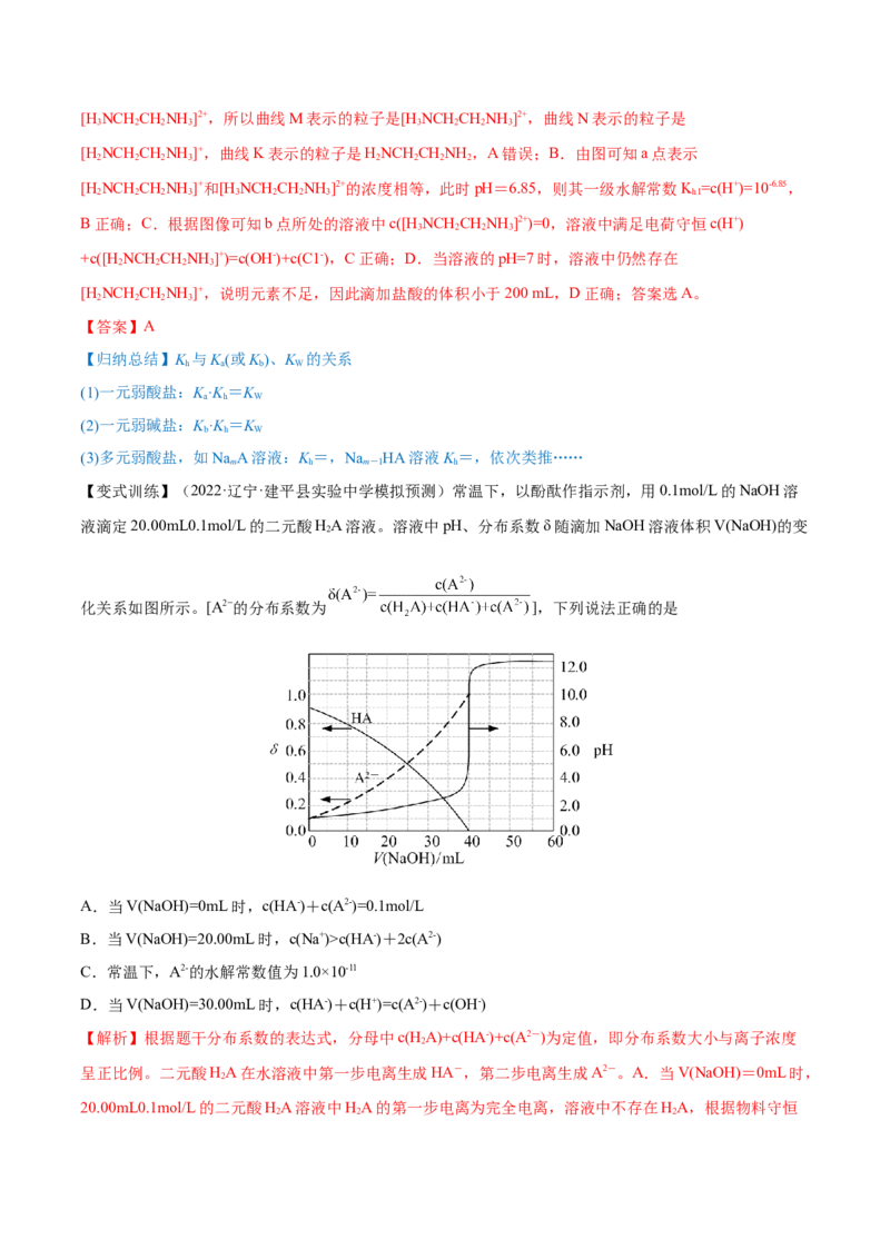 第25讲盐类水解（讲）-2023年高考化学一轮复习讲练测（全国通用）（解析版）_05高考化学_通用版（老高考）复习资料_2023年复习资料_一轮复习