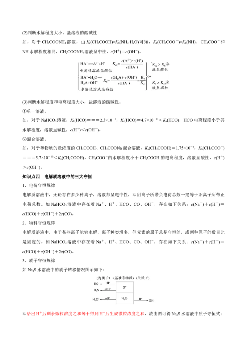 第25讲盐类水解（讲）-2023年高考化学一轮复习讲练测（全国通用）（解析版）_05高考化学_通用版（老高考）复习资料_2023年复习资料_一轮复习