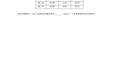 第1部分专题突破专题18　溶液的配制与滴定法的应用_05高考化学_新高考复习资料_2023年新高考资料_二轮复习_2023年高考化学二轮复习讲义+课件（新高考版）_学生版_二轮专题突破