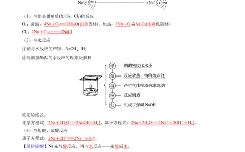 第01讲钠及其重要化合物（讲义）（解析版）_05高考化学_2025年新高考资料_一轮复习_2025年高考化学一轮复习讲练测（新教材新高考）_第三章金属及其化合物