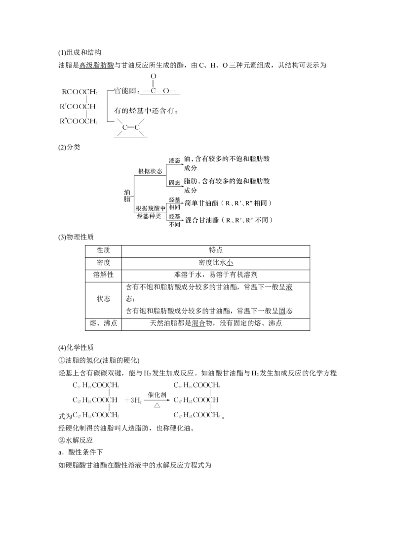 第9章第61讲　生命中的基础有机化学物质　合成有机高分子---2023年高考化学一轮复习（新高考）_05高考化学_新高考复习资料_2023年新高考资料_一轮复习_2023年新高考大一轮复习讲义
