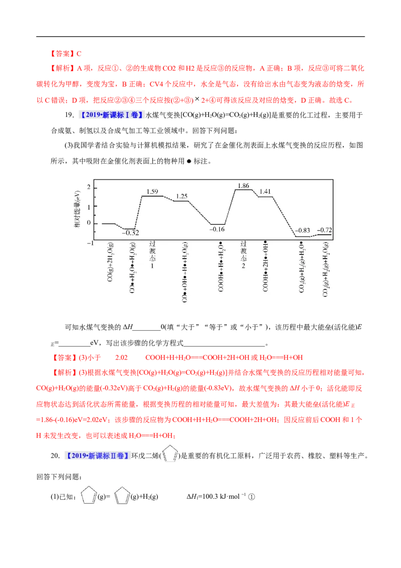 考点17化学反应的热效应（解析版）_05高考化学_通用版（老高考）复习资料_2023年复习资料_一轮复习_备战2023年高考化学一轮复习考点帮（全国通用）