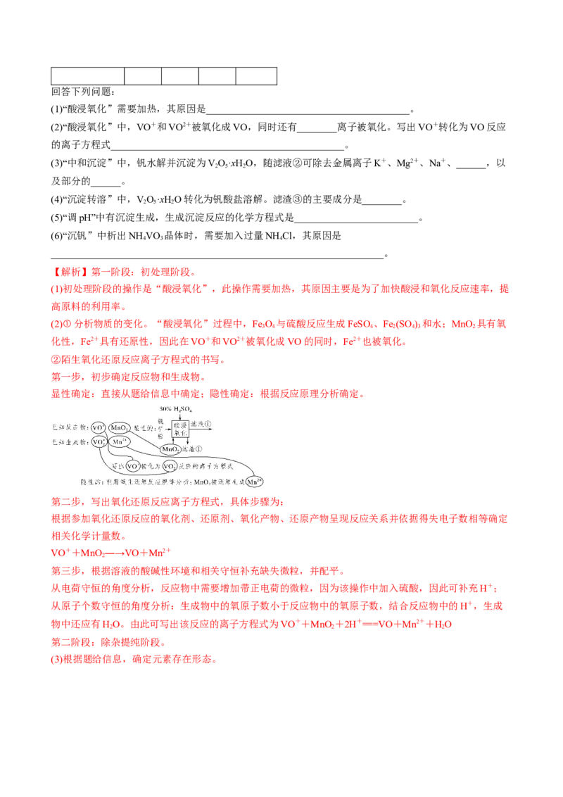 考点33工业流程题解题策略（核心考点精讲精练）-备战2025年高考化学一轮复习考点帮（新高考通用）（解析版）_05高考化学_2025年新高考资料_一轮复习_备战2025年高考化学一轮复习考点帮