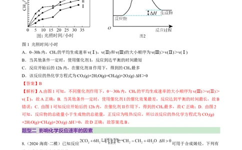 第01讲化学反应速率及其影响因素（练习）（解析版）_05高考化学_2025年新高考资料_一轮复习_2025年高考化学一轮复习讲练测（新教材新高考）_第七章化学反应速率与化学平衡