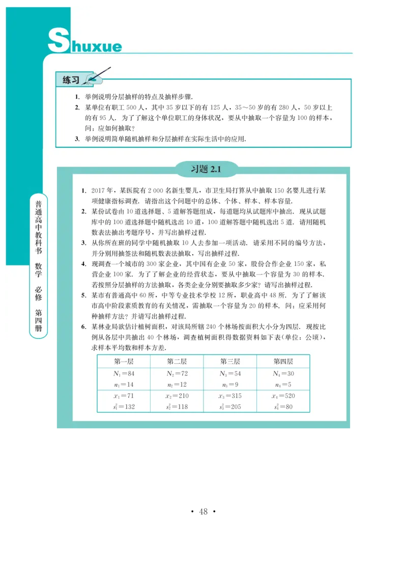 普通高中教科书&middot;数学必修第四册(1)_高中全套电子教材及答案。_01高中电子教材全套_数学_鄂教版_高中年级_必修第四册