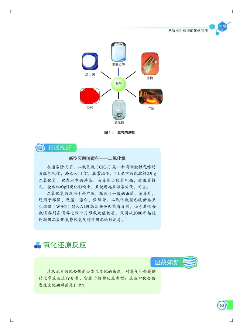 普通高中教科书&middot;化学必修第一册_高中全套电子教材及答案。_01高中电子教材全套_化学_苏教版_高中年级_必修第一册