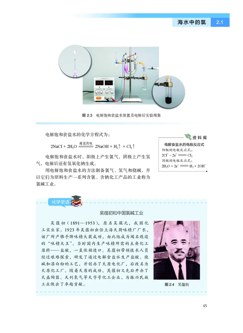 普通高中教科书&middot;化学必修第一册_高中全套电子教材及答案。_01高中电子教材全套_化学_沪科技版_高中年级_必修第一册